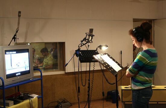 Sound recoding for animation project "Belka and Strelka"