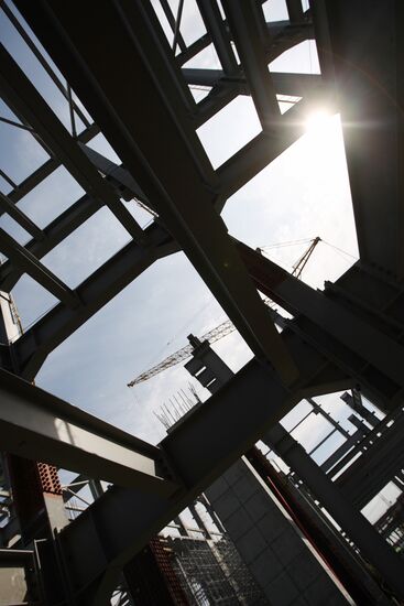 New power unit under construction at Sredneuralskaya GRES