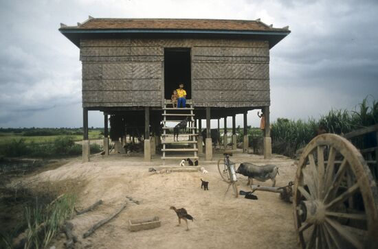 Village house in Kampuchea