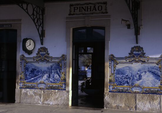 Railway station in Pinhao village