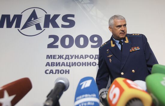 Alexander Zelin's MAKS 2009 news conference