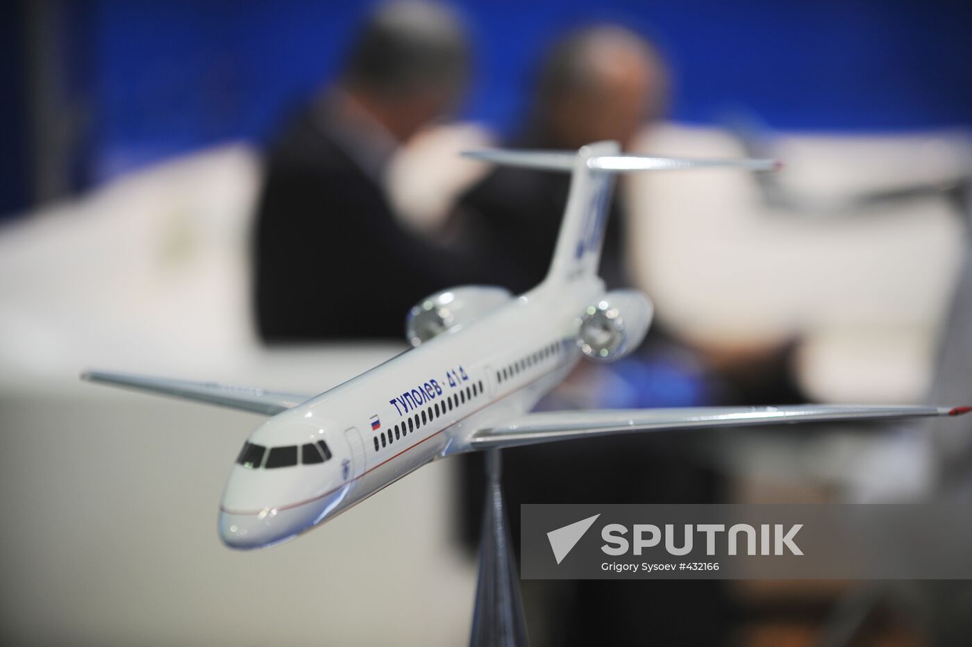 Mock-up of regional passenger plane TU-414