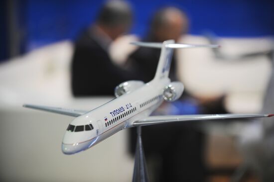 Mock-up of regional passenger plane TU-414