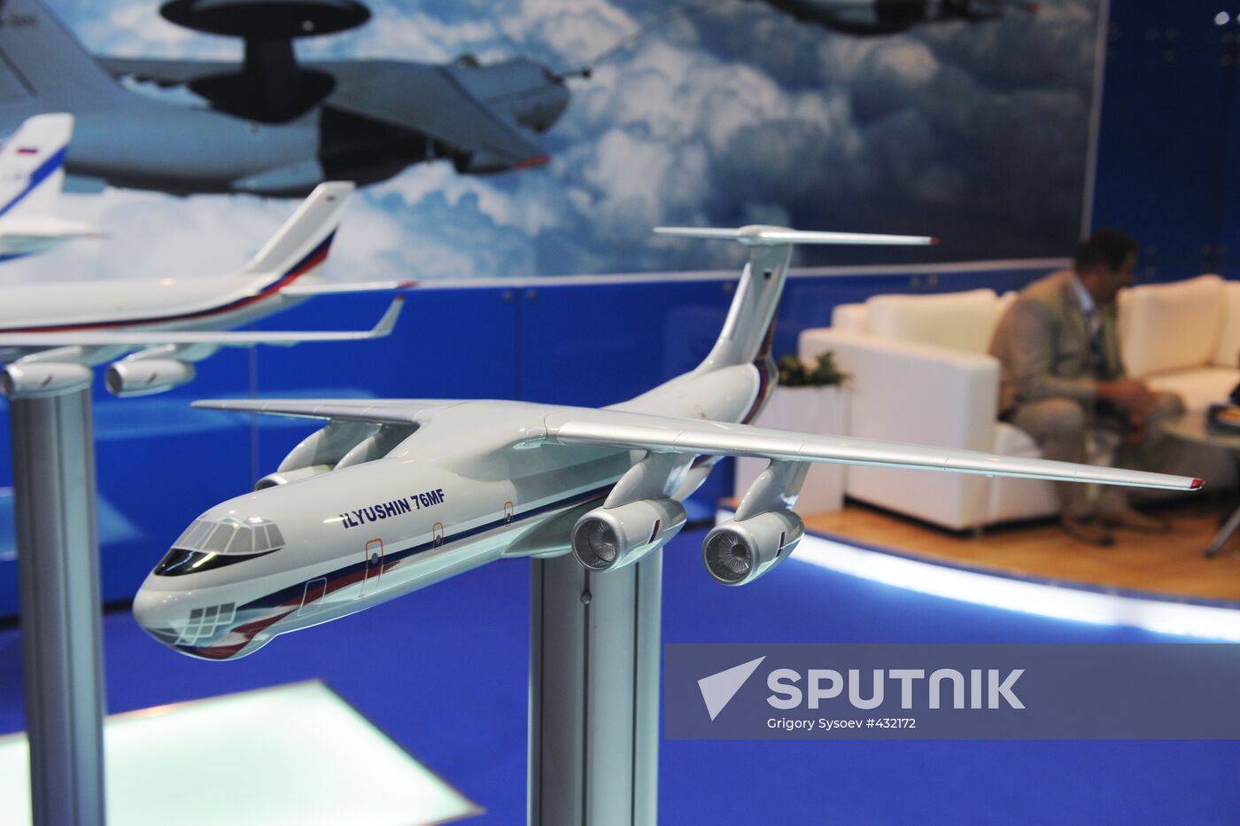 Mock-up of IL-76MF airlifter