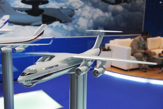 Mock-up of IL-76MF airlifter