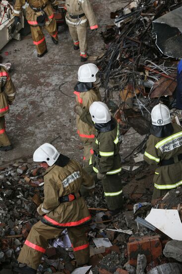 Disaster relief operation at Sayano-Shushenskaya plant