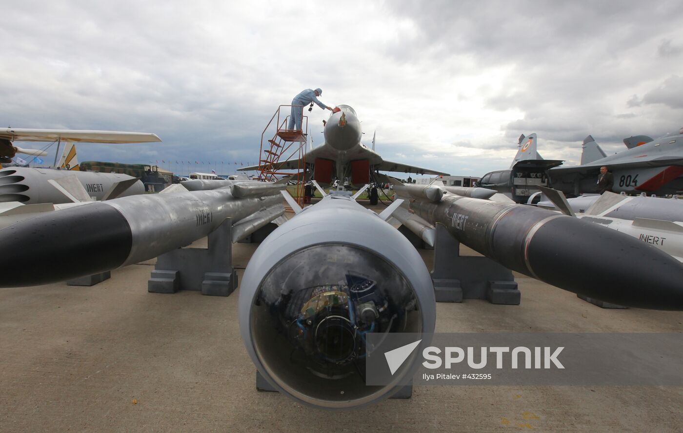 Mikoyan MiG-29SM fighter aircraft at MAKS 2009