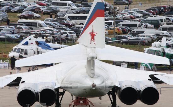 Tupolev Tu-160 supersonic strategic bomber and missile-carrier