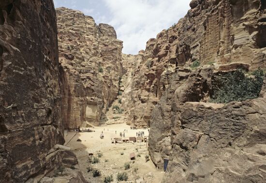 City of Petra in Jordan