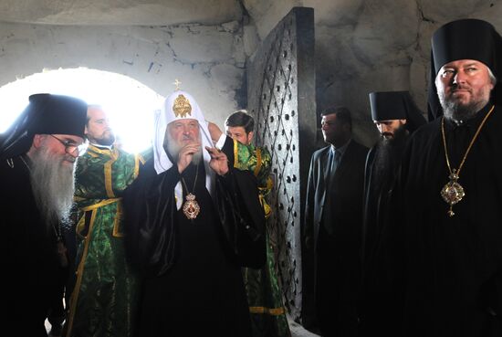 Russian Orthodox Patriarch visits Solovki Islands