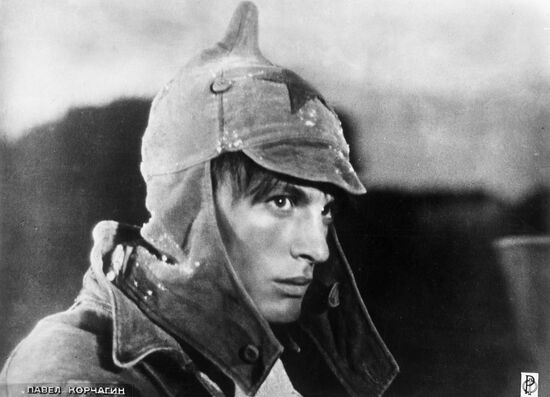 Vasily Lanovoi in 1957 movie Pavel Korchagin