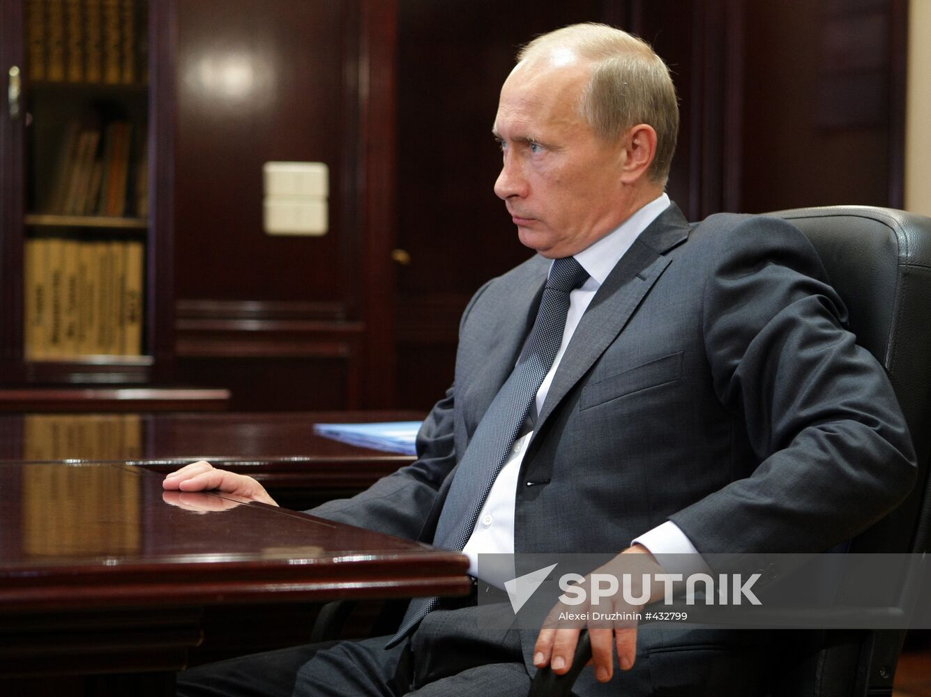 Vladimir Putin meets with Vyacheslav Shtyrov