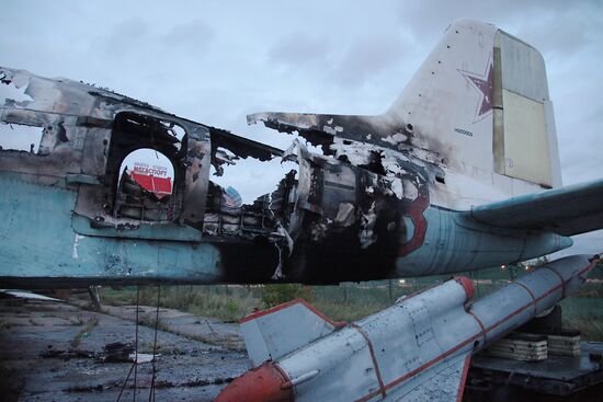 Fire in Aviation Museum, Khodynskoye Polye