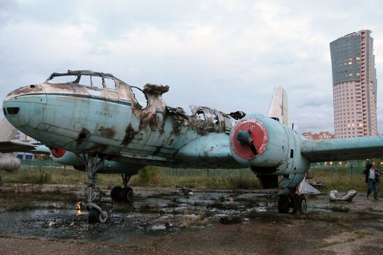 Fire in Aviation Museum, Khodynskoye Polye