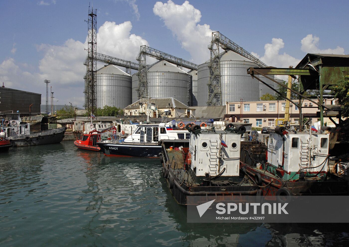 Grain terminal at Novorossiisk Port