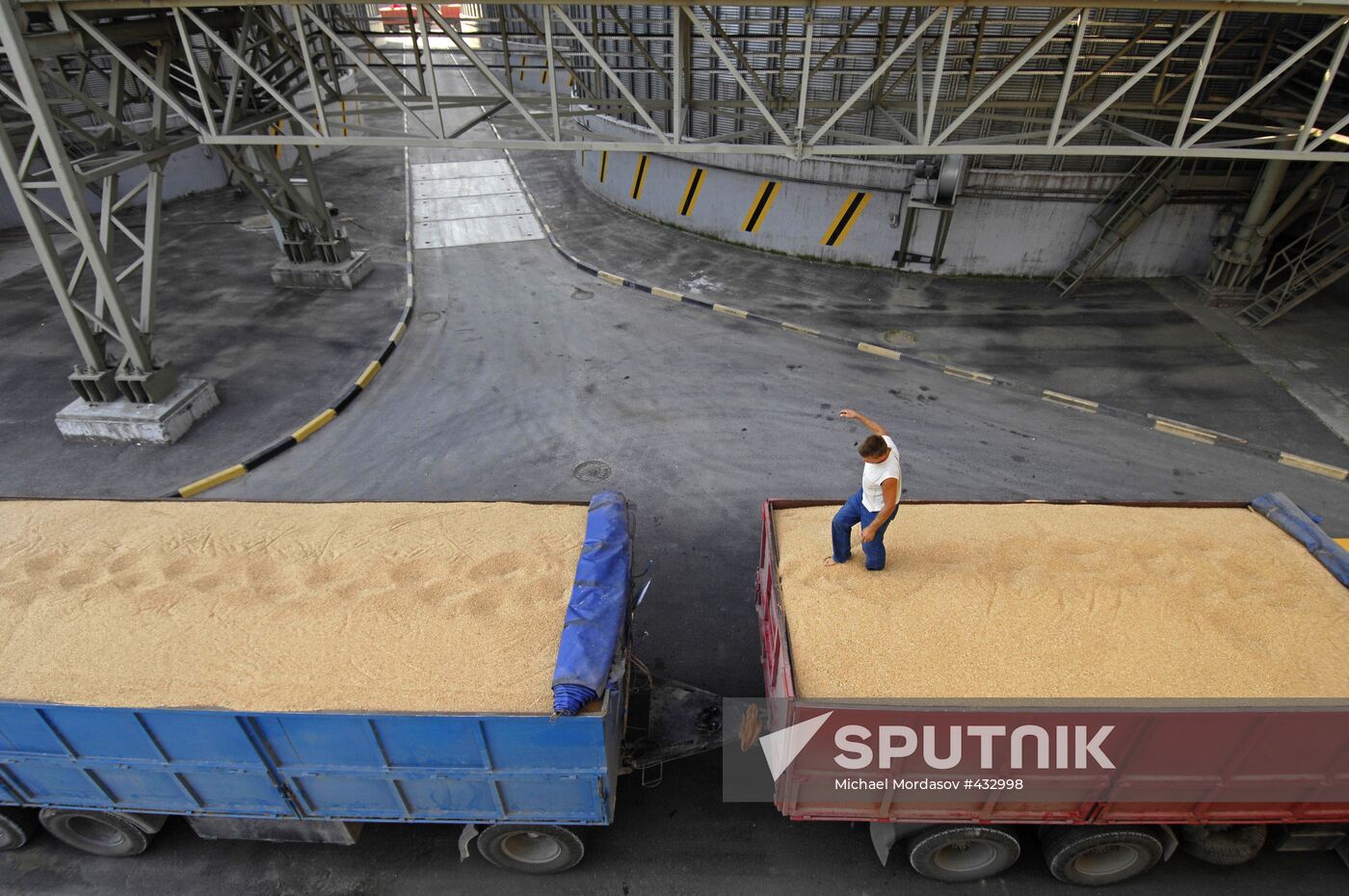 Grain terminal at Novorossiisk Port
