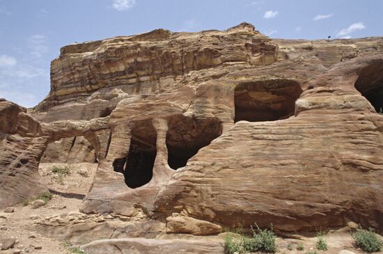 Ancient bedouin caves