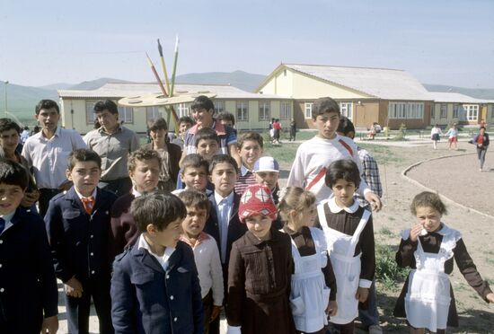 Students at a school