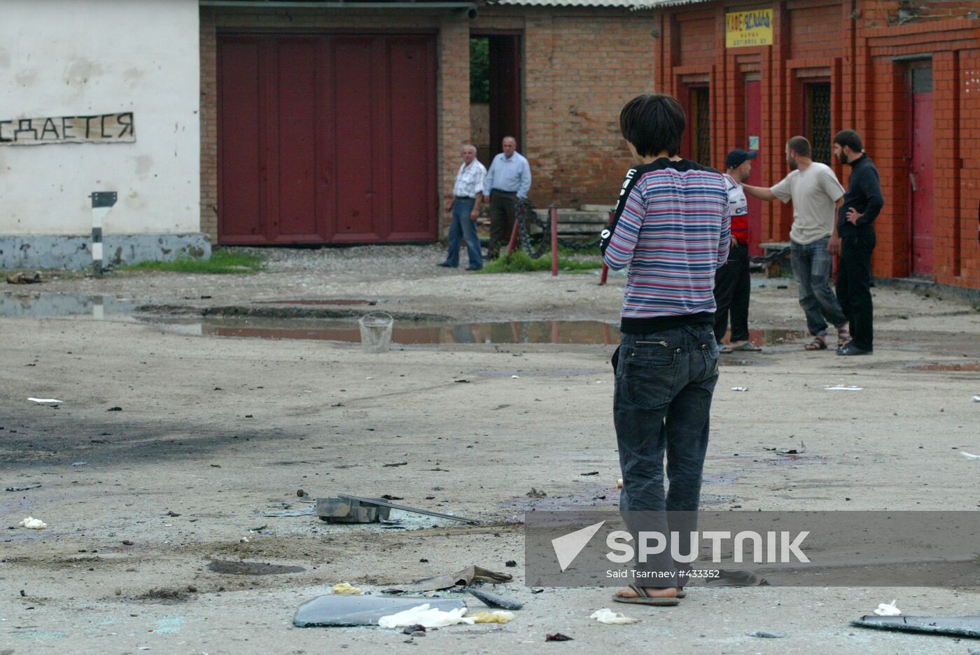 Explosions in downtown Grozny