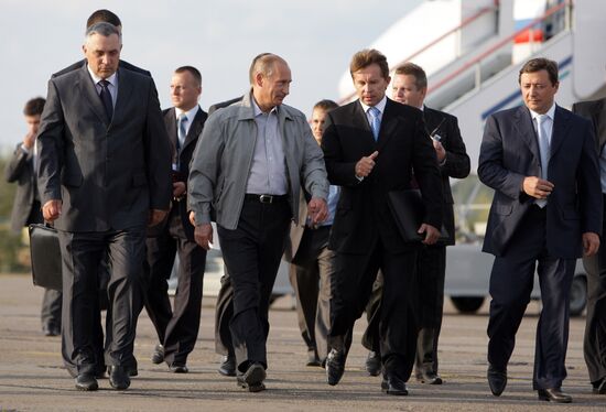 Vladimir Putin's working trip to Igarka