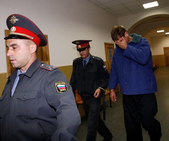 Arctic Sea hijacking suspects in Basmanny Court
