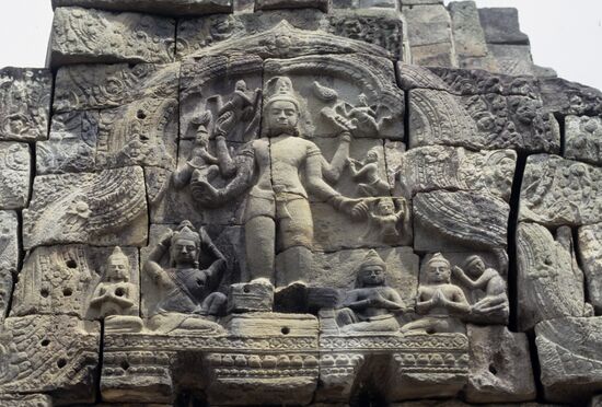 Detail of Buddhist temple
