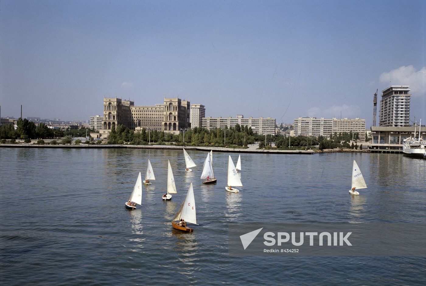 View of Baku embankment