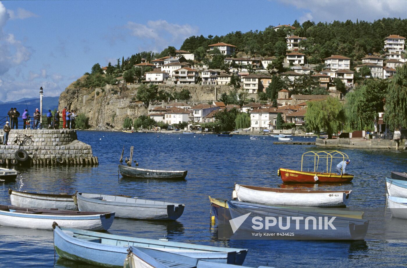 View of the town of Ohrid