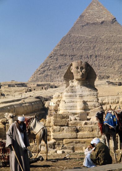 Pharaoh Khafre`s Sphinx