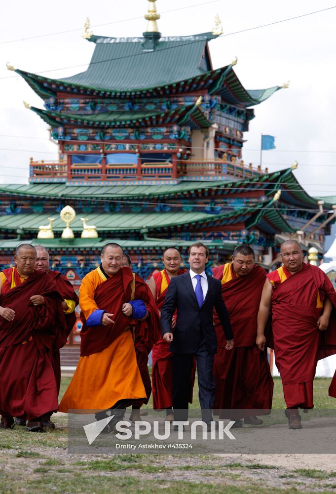 President visits Siberia