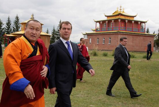 President visits Siberia