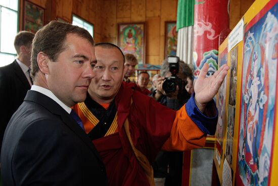 President visits Siberia
