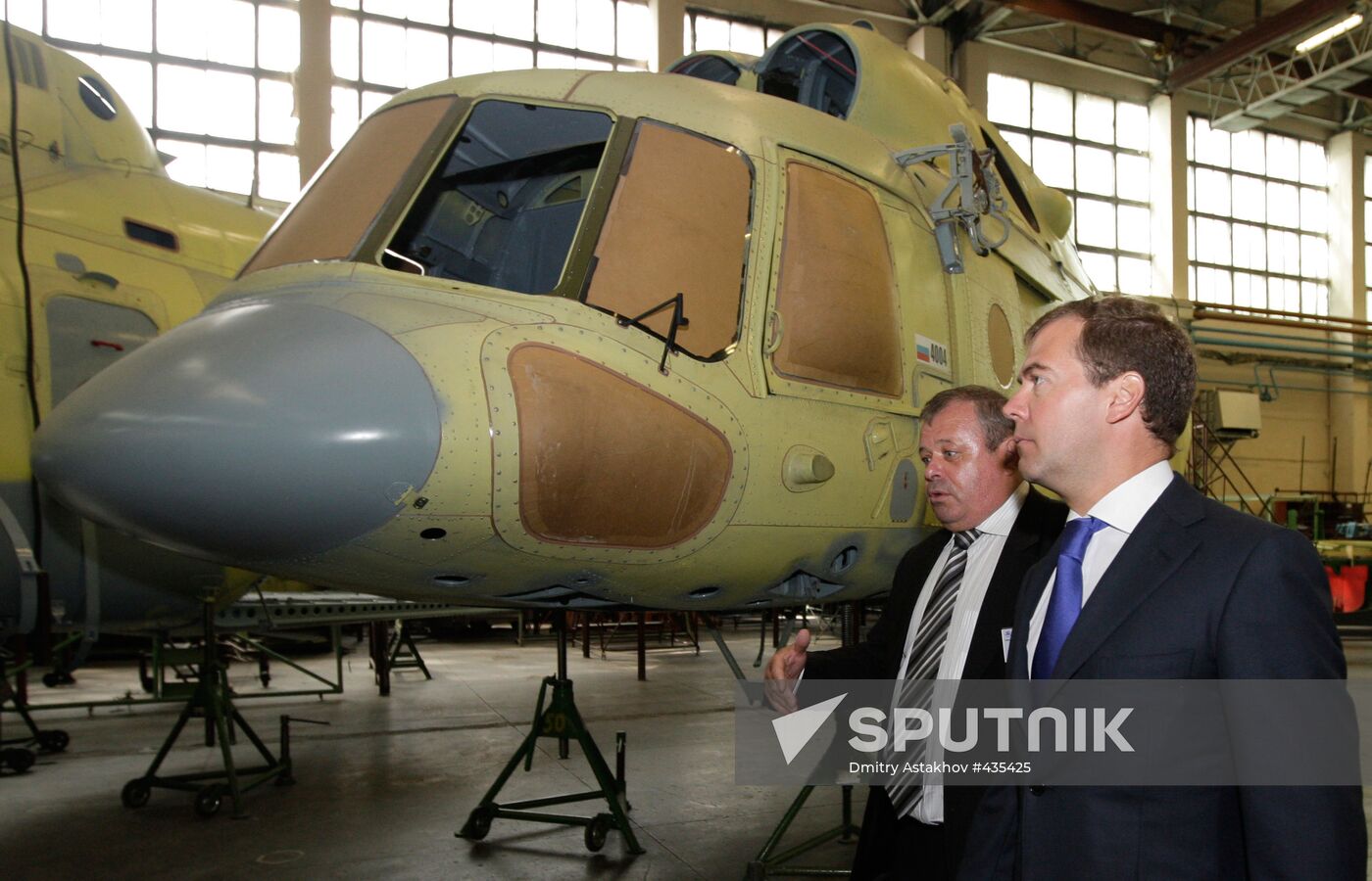 President visits Siberia