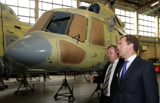 President visits Siberia