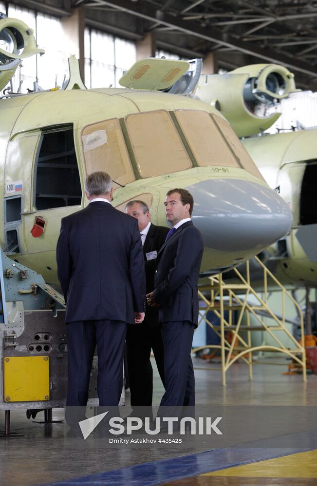 President visits Siberia