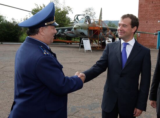 President Dmitry Medvedev visits Siberian Federal District