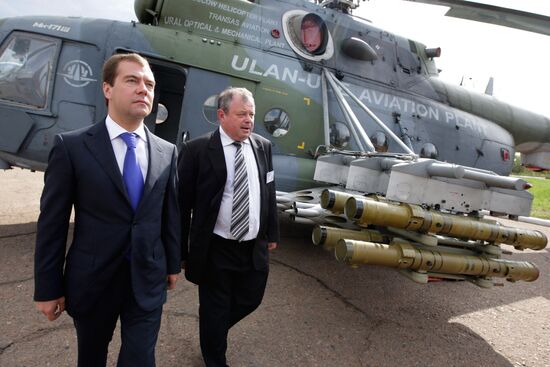 President visits Siberia