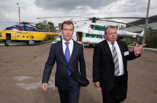 President visits Siberia