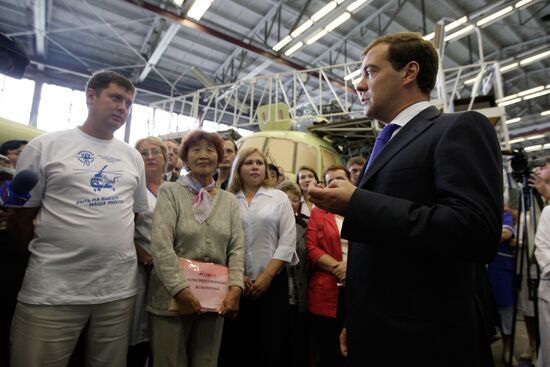President visits Siberia