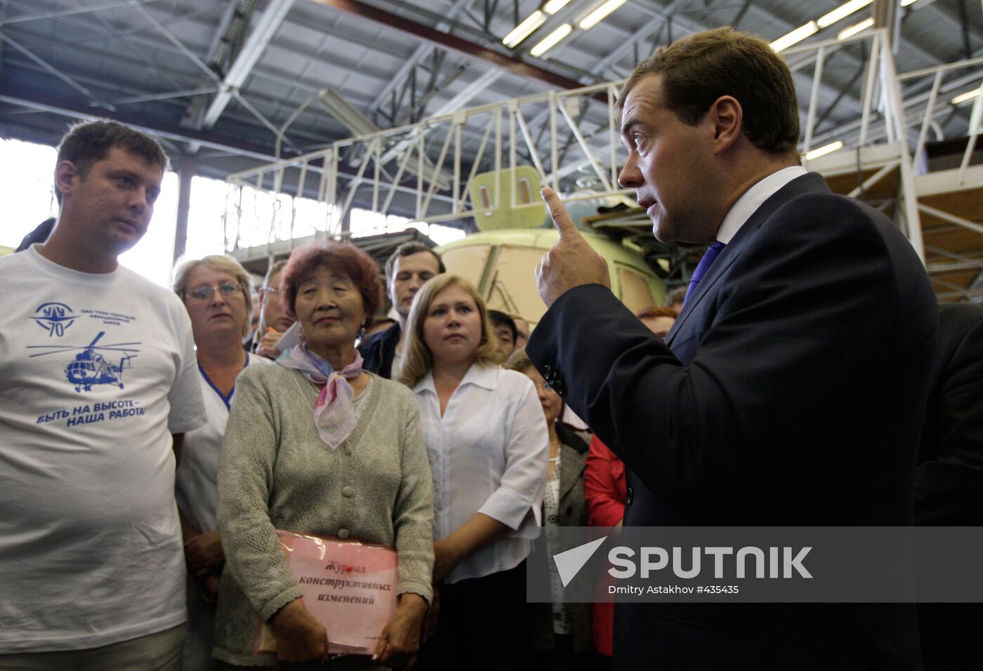 President visits Siberia