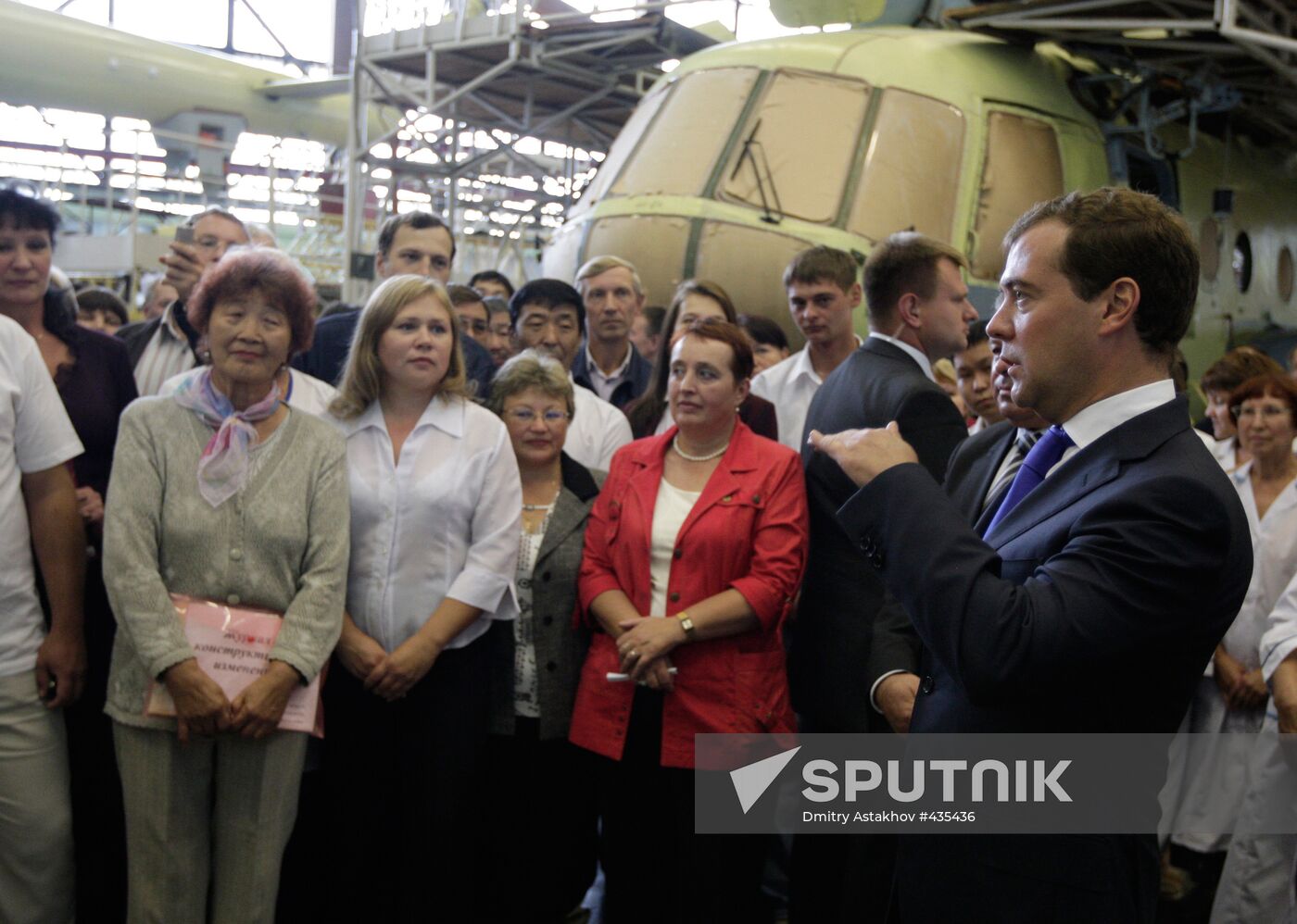 President visits Siberia