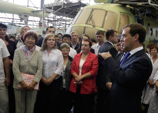 President visits Siberia