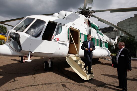 President visits Siberia