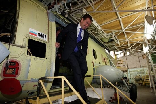 President visits Siberia