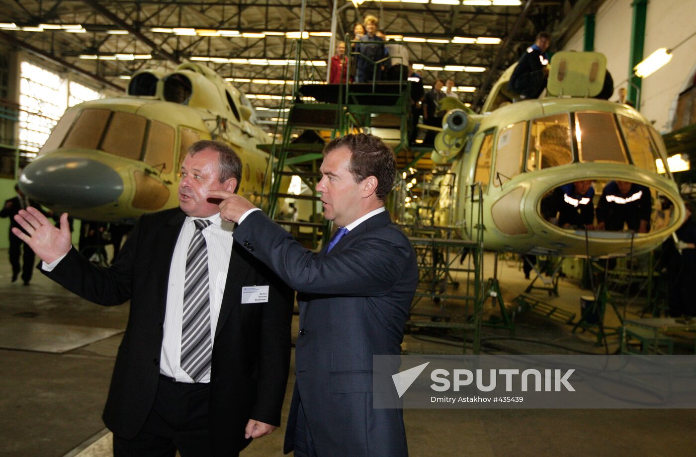 President visits Siberia