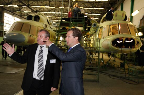 President visits Siberia