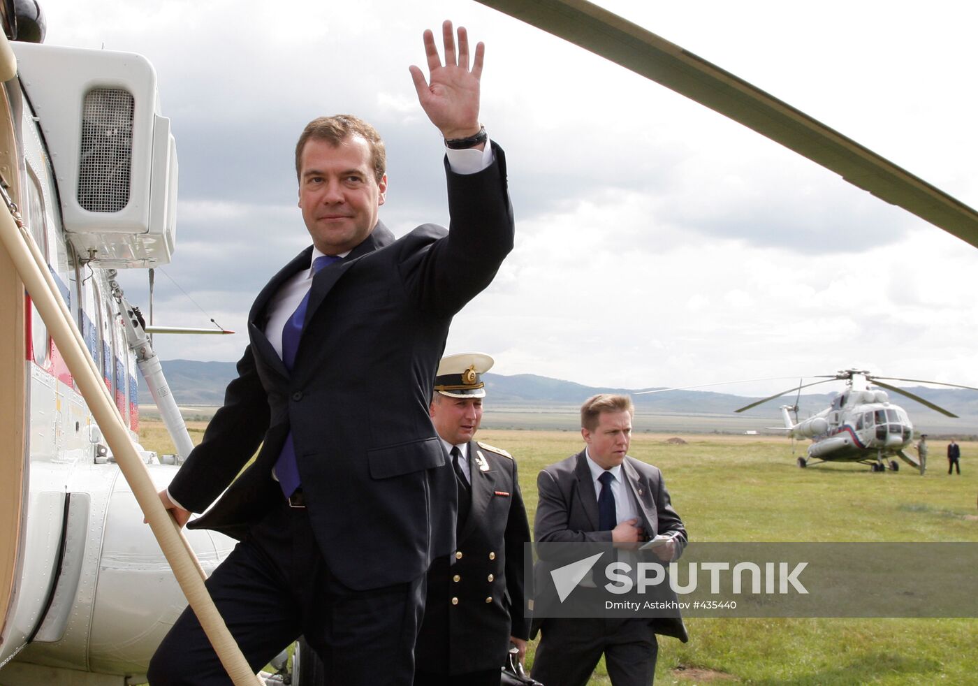 President visits Siberia