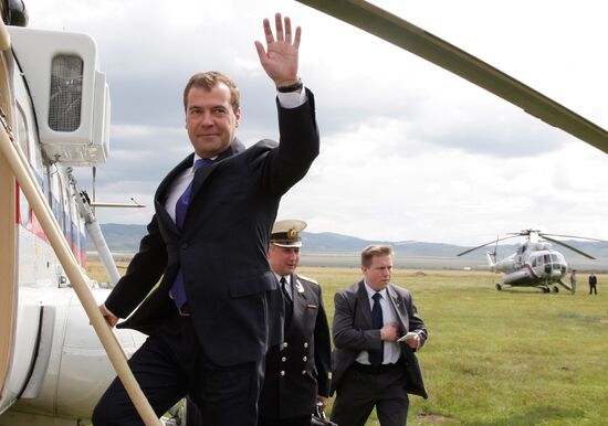 President visits Siberia