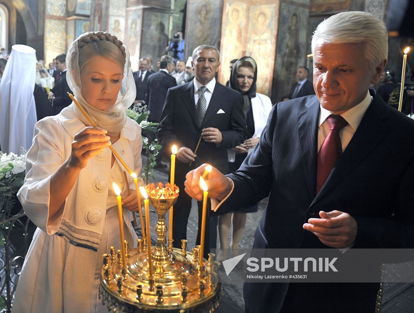 Yulia Tymoshenko and Vladimir Litvin