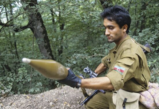 Conflict in Nagorny Karabakh between Armenia and Azerbaijan
